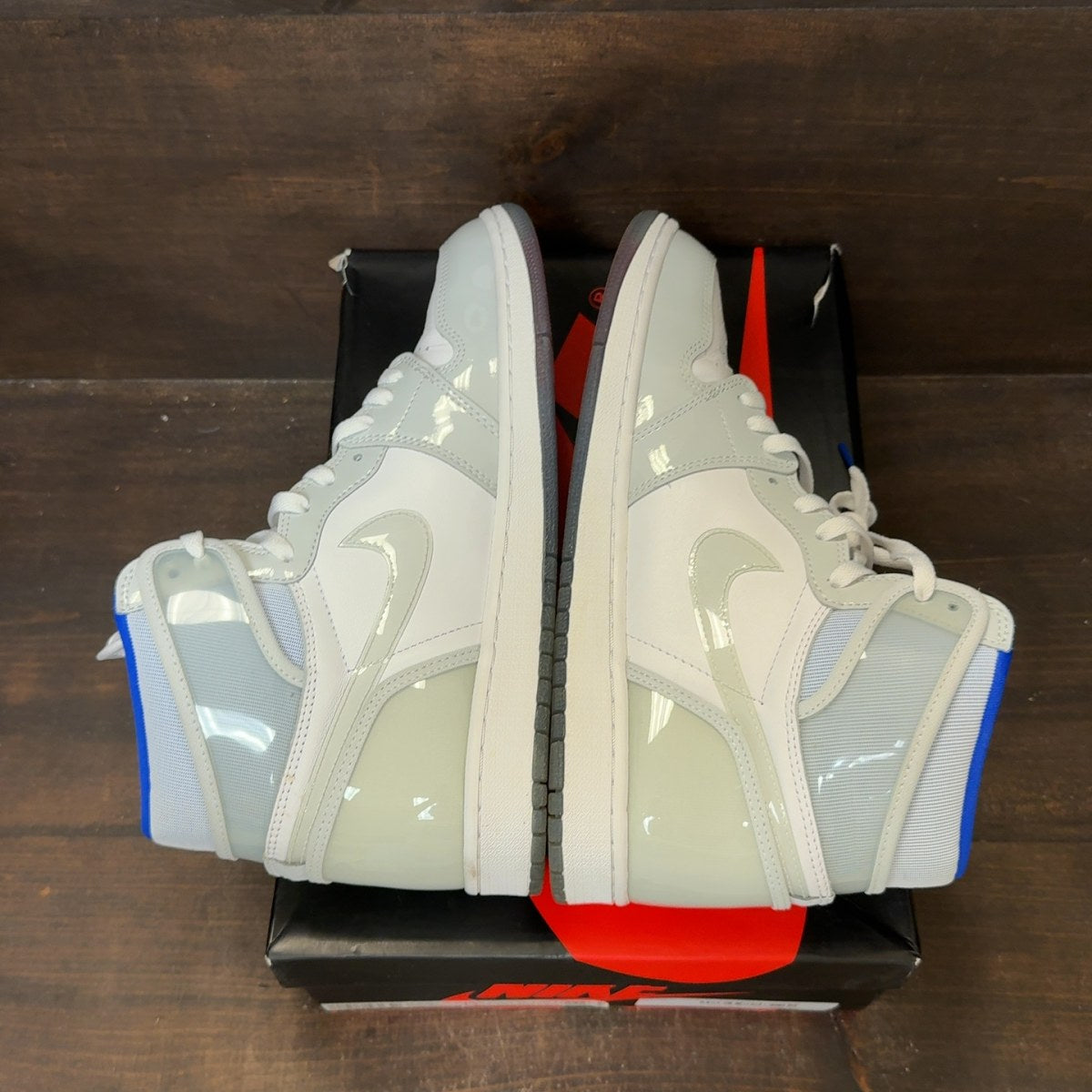 Jordan 1 Retro High Zoom White Racer Blue - Image 6