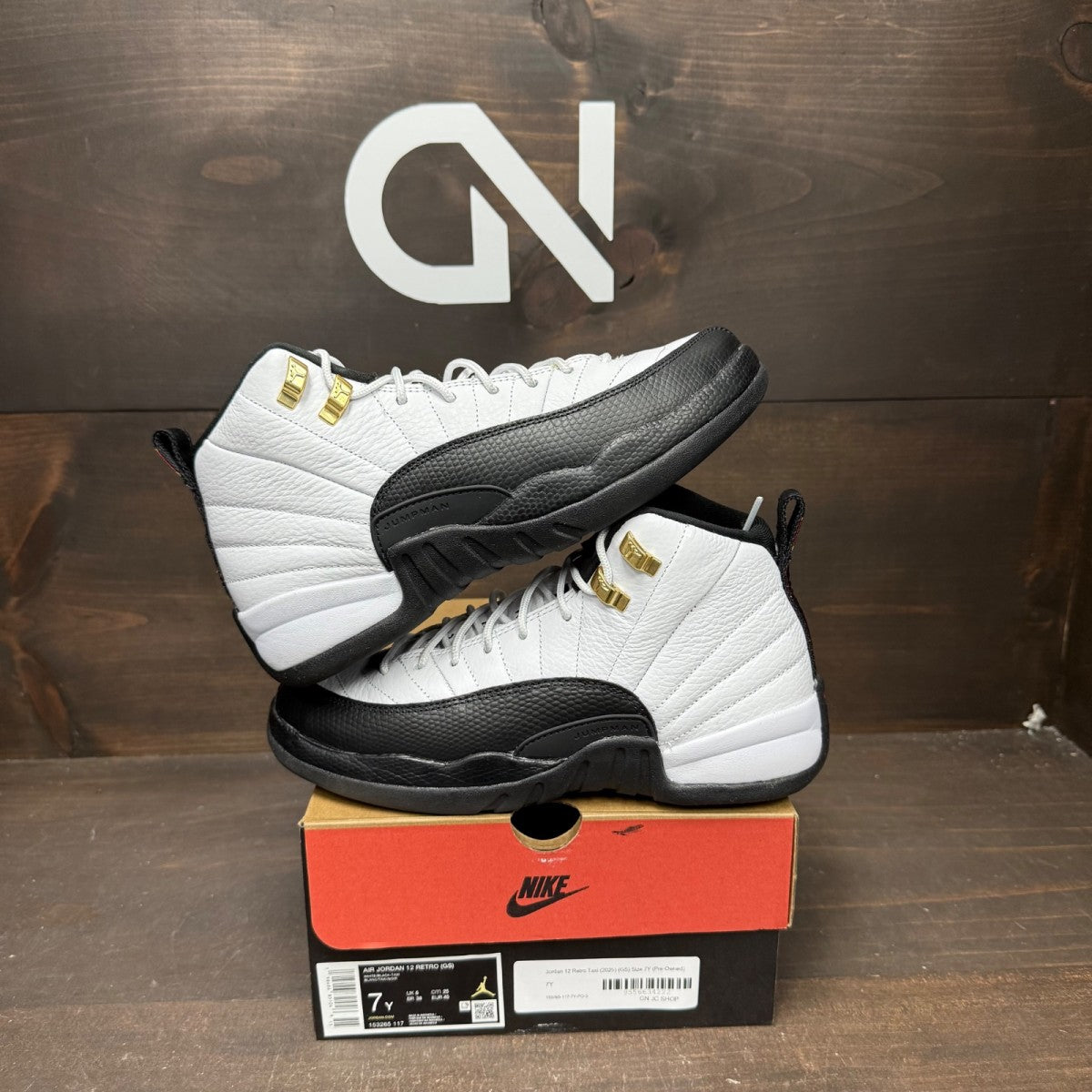 Jordan 12 Retro Taxi (2025) (GS) - Image 1