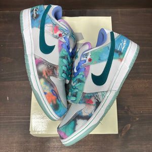 Nike SB Dunk Low Futura Laboratories Bleached Aqua Size 11 (Pre-Owned) - Image 2