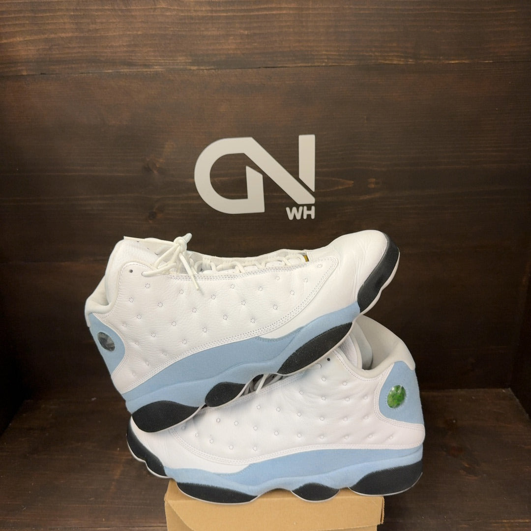 Jordan 13 Retro Blue Grey Size 14 (Pre-Owned) - Image 1