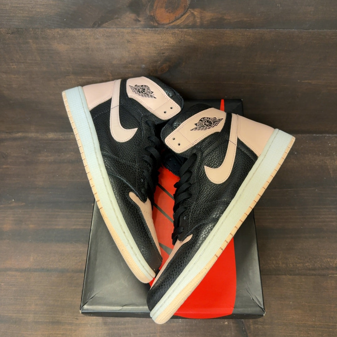 Jordan 1 Retro High Black Crimson Tint Size 12 (Pre-Owned) - Image 2
