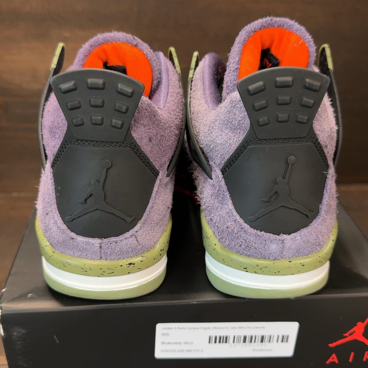 Jordan 4 Retro Canyon Purple (Women's) Size 9W (Pre-Owned) - aux