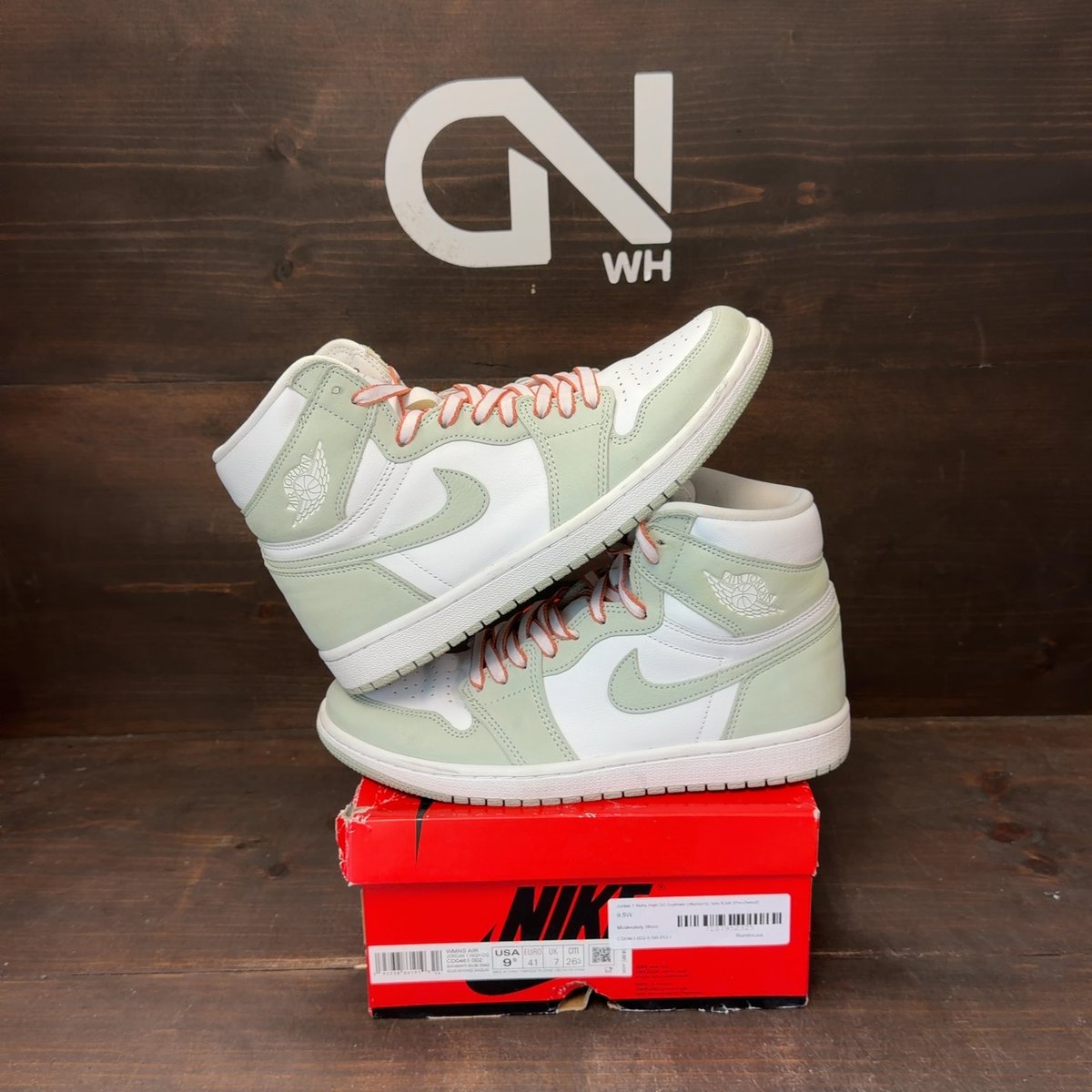Jordan 1 Retro High OG Seafoam (Women's) Size 9.5W (Pre-Owned) - front