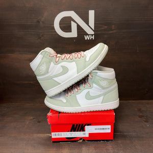 Jordan 1 Retro High OG Seafoam (Women's) Size 9.5W (Pre-Owned) - front