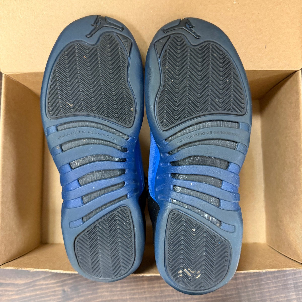 Jordan 12 Retro Black Game Royal (GS) Size 6.5Y (Pre-Owned) - Image 6