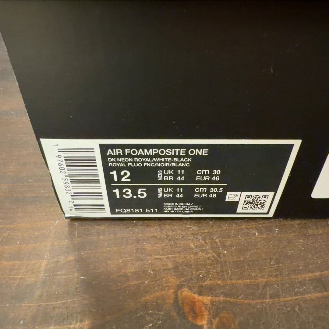 Nike Air Foamposite One International Blue - Image 7