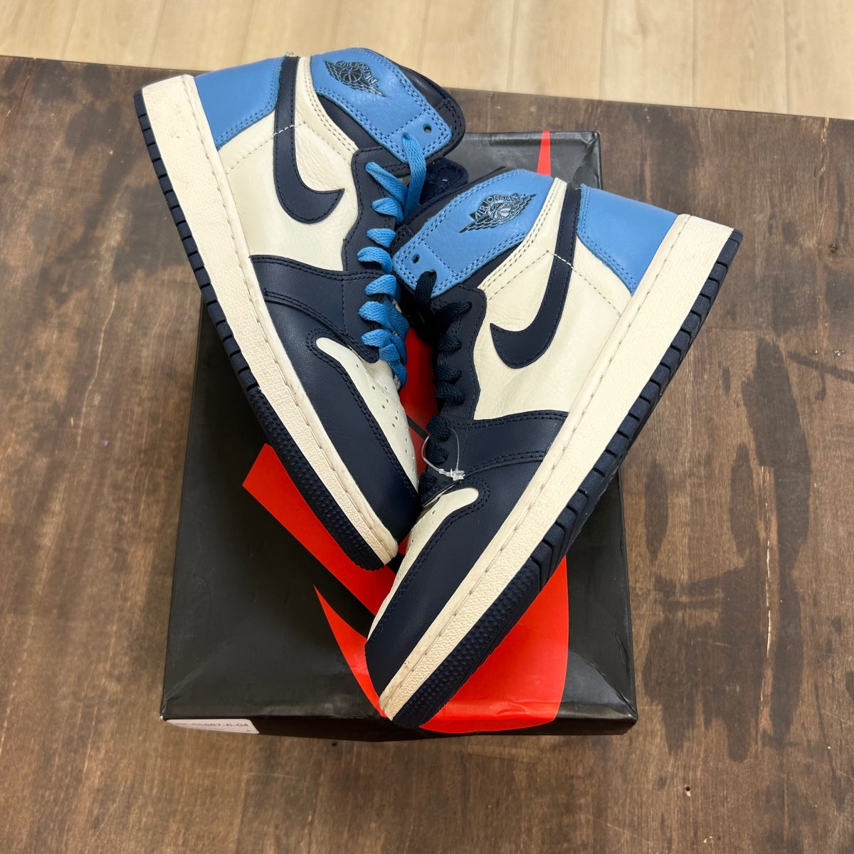 Jordan 1 Retro High Obsidian (GS) - Image 1