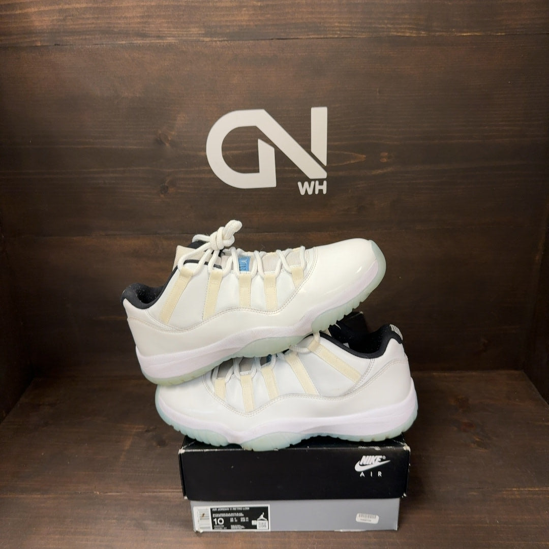Jordan 11 Retro Low Legend Blue Size 10 (Pre-Owned)