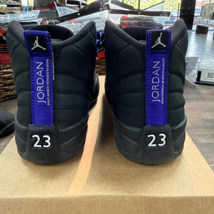 Jordan 12 Retro Black Dark Concord (GS) Size 6.5Y (Pre-Owned) - Image 4