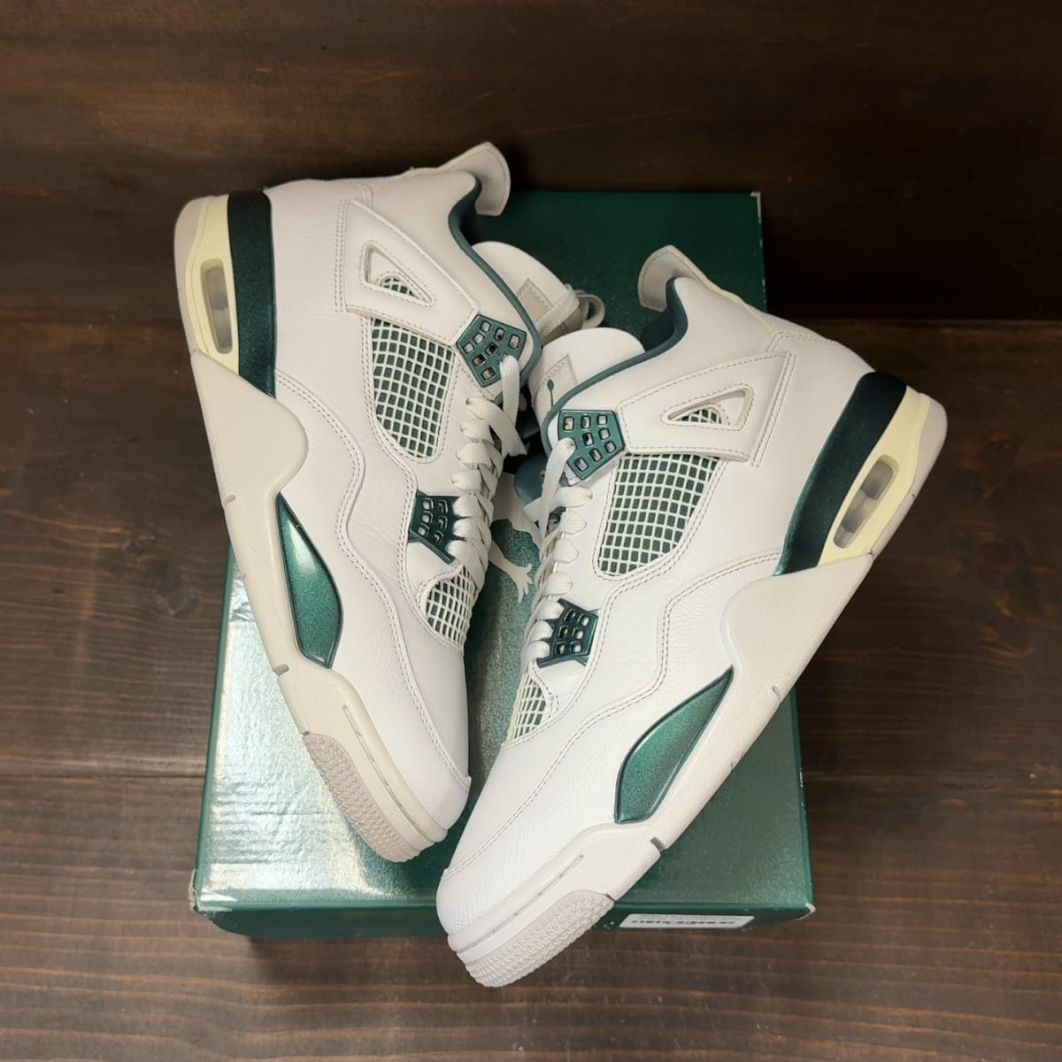 Jordan 4 Retro Oxidized Green Size 11 (Pre-Owned) - back