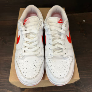 Nike Dunk Low Retro White Picante Red Size 7.5 (Pre-Owned) - Image 3