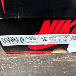 Jordan 1 Retro High OG Patent Bred (GS) Size 6Y (Pre-Owned) - aux