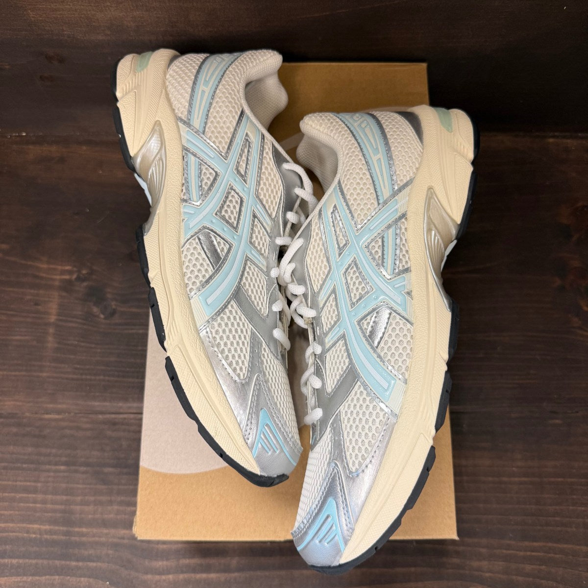 ASICS Gel-1130 Kith Cream Starlight Blue Size 10.5 (Pre-Owned) - Image 2