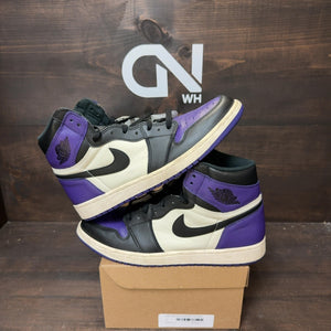 Jordan 1 Retro High Court Purple Size 12 (Pre-Owned) - Image 1