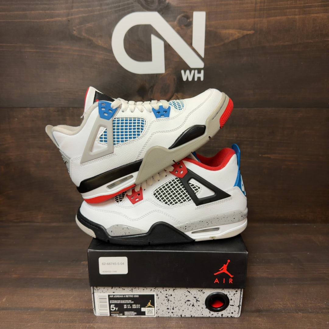 Jordan 4 Retro What The (GS) Size 5Y (Pre-Owned)