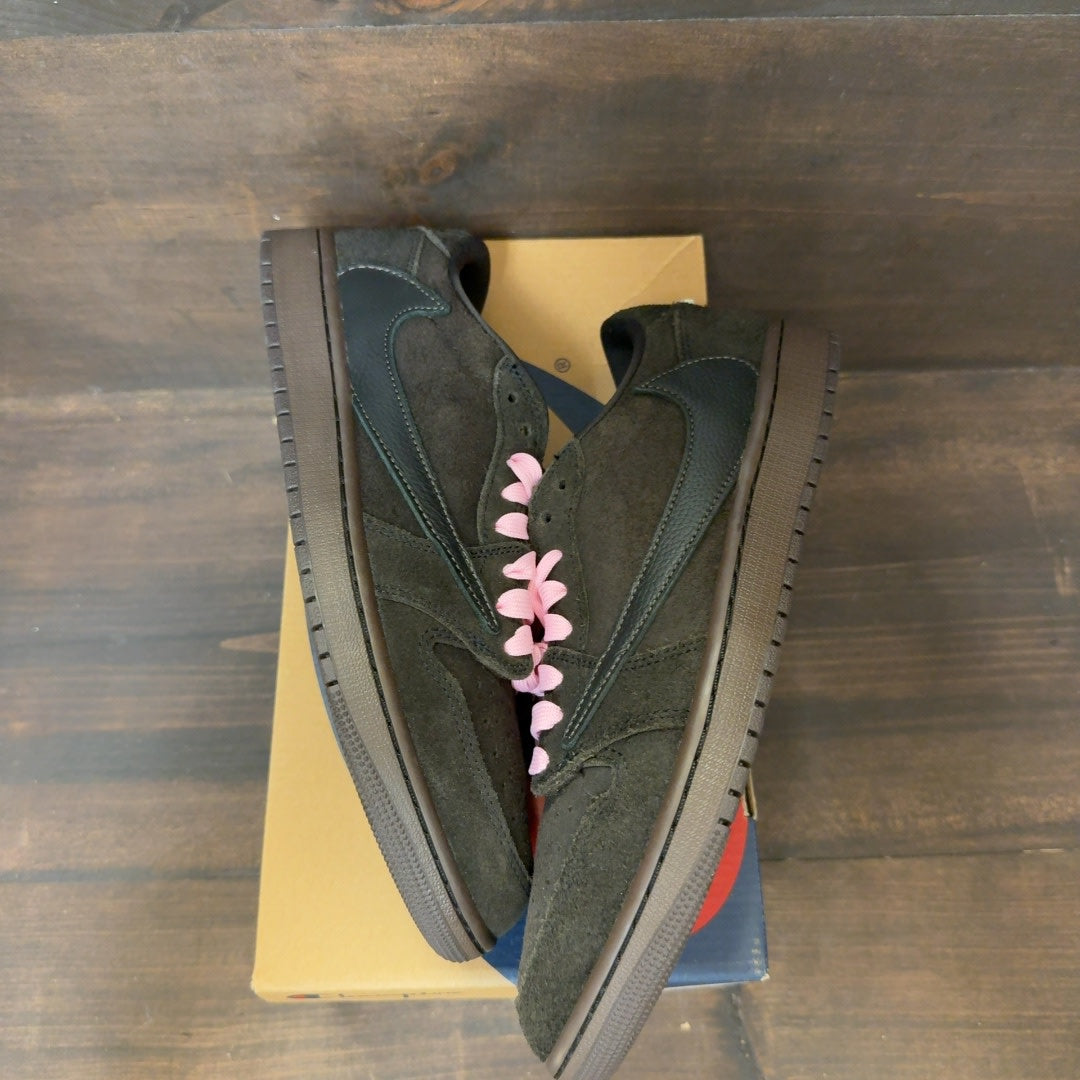Jordan 1 Retro Low OG SP Travis Scott Velvet Brown Size 10 (Pre-Owned) - Image 2