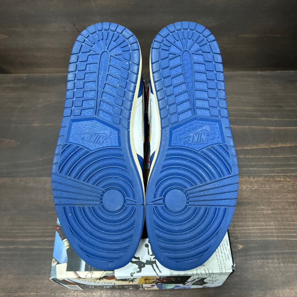 Jordan 1 Retro High Union Los Angeles Storm Blue Size 11 (Pre-Owned) - Image 6