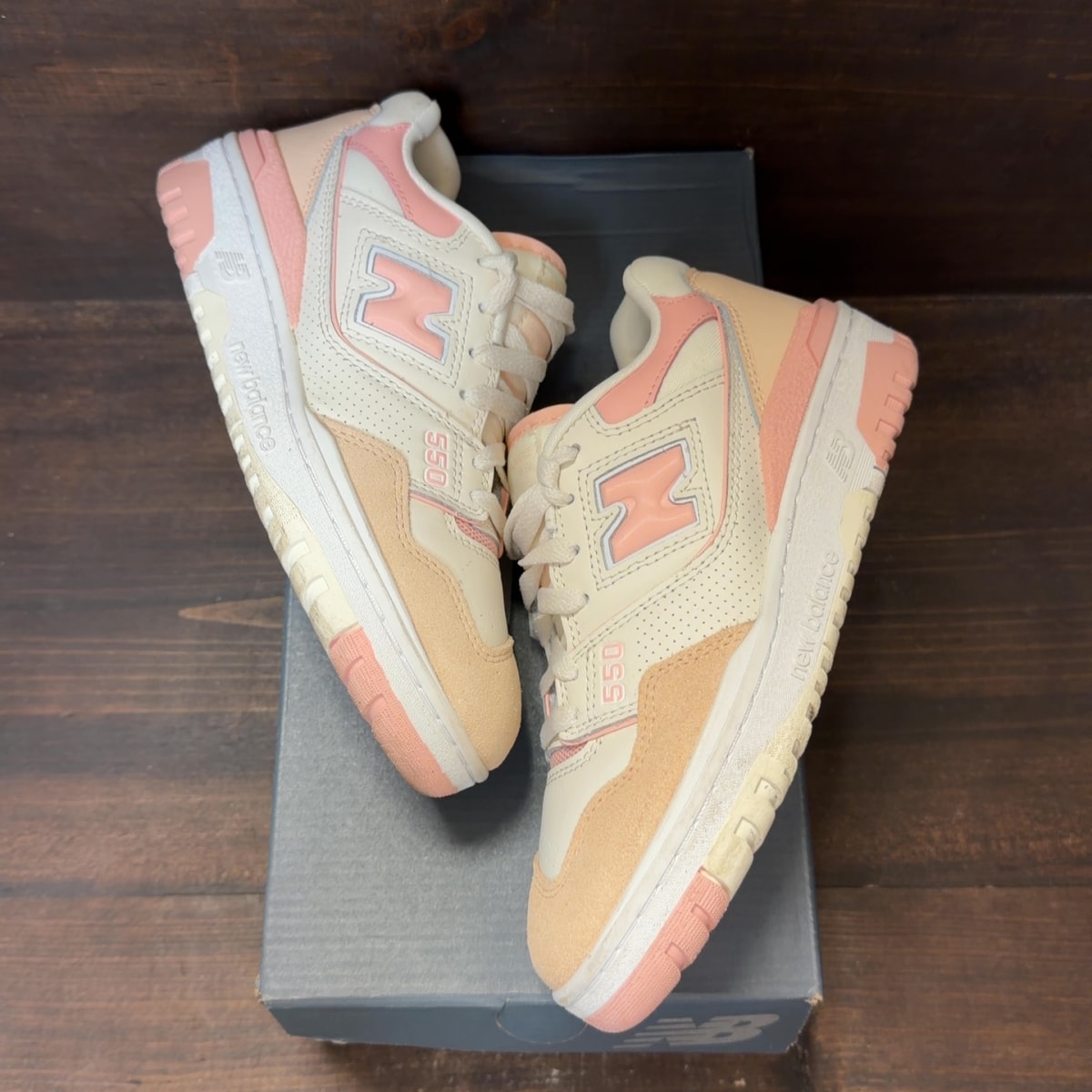 New Balance 550 White Pink (Women's) - Image 2