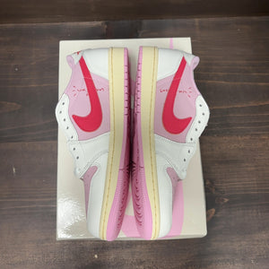 Jordan 1 Retro Low OG SP Travis Scott Sail Tropical Pink Size 10.5 (Pre-Owned) - Image 4