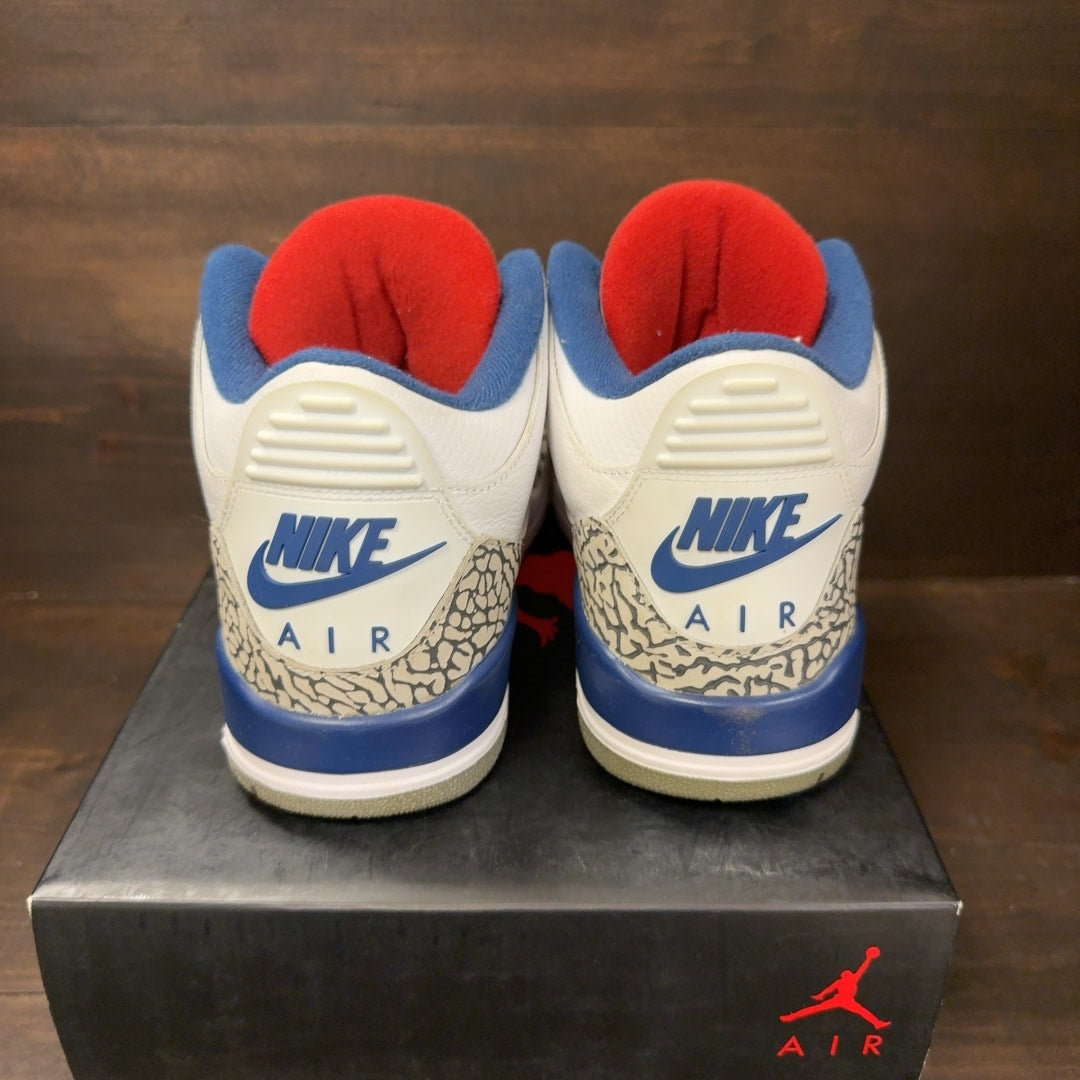 Jordan 3 Retro True Blue (2016) Size 8.5 (Pre-Owned)