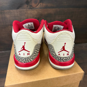 Jordan 3 Retro Cardinal (GS) Size 7Y (Pre-Owned) - Image 3