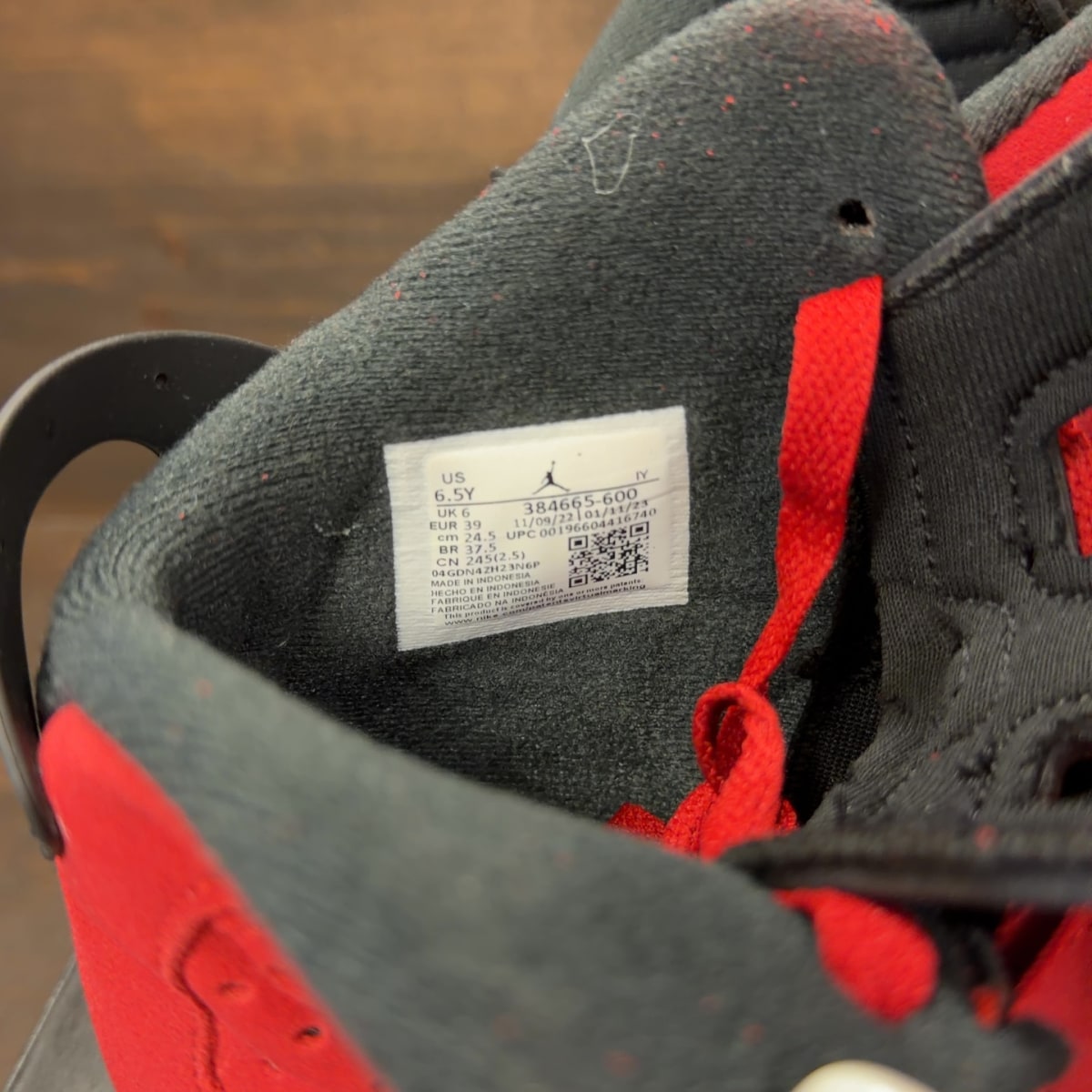 Jordan 6 Retro Toro Bravo (GS) - Image 9