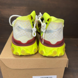 Nike React Runner ISPA Platinum Tint Volt Glow Team Red Size 11 (Pre-Owned) - Image 5