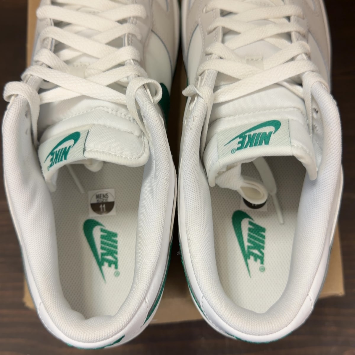 Nike Dunk Low Retro Summit White Malachite Size 11 - Image 6