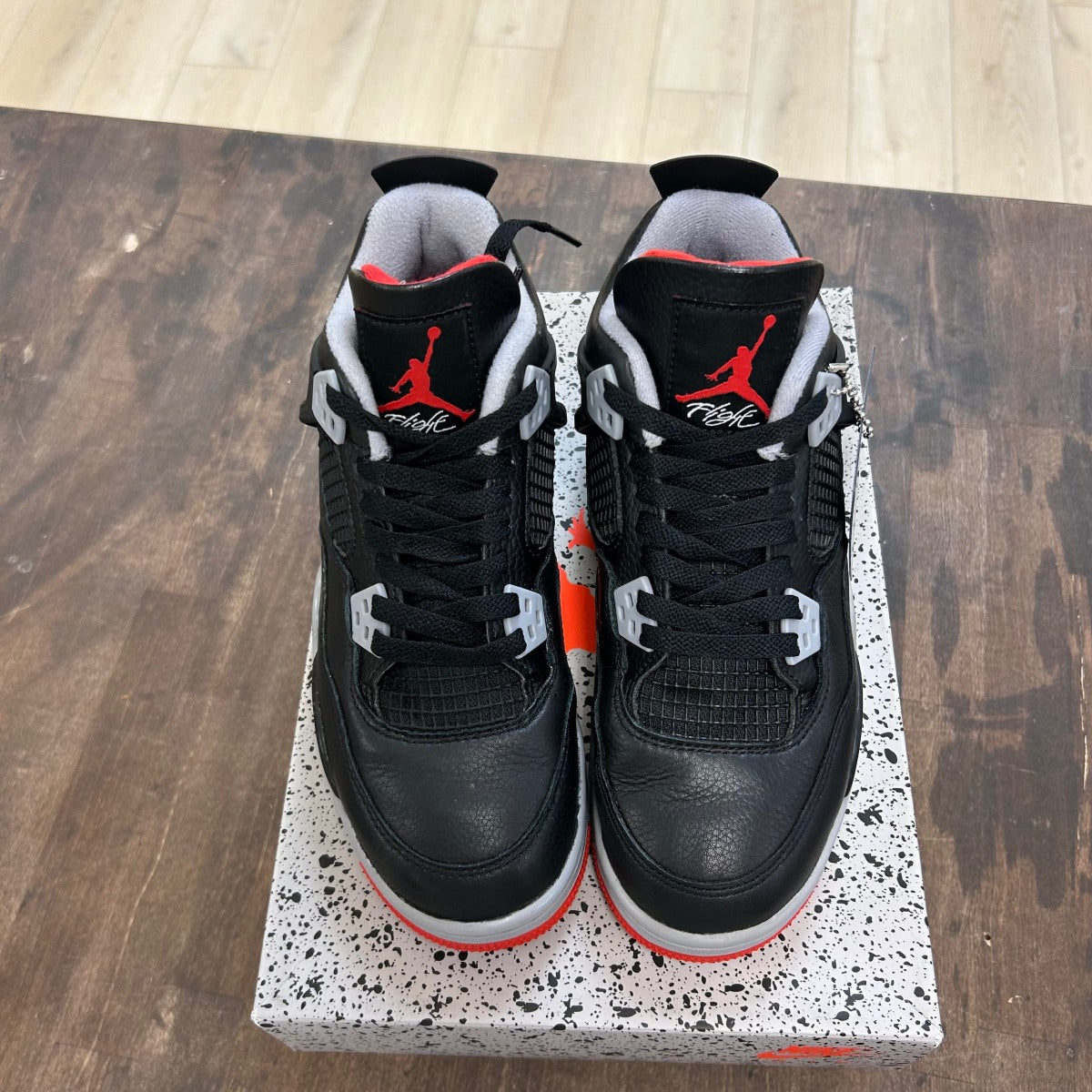 Jordan 4 Retro Bred Reimagined (GS) - Image 2