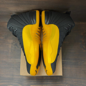 Jordan 12 Retro Black University Gold Size 14 - Image 4