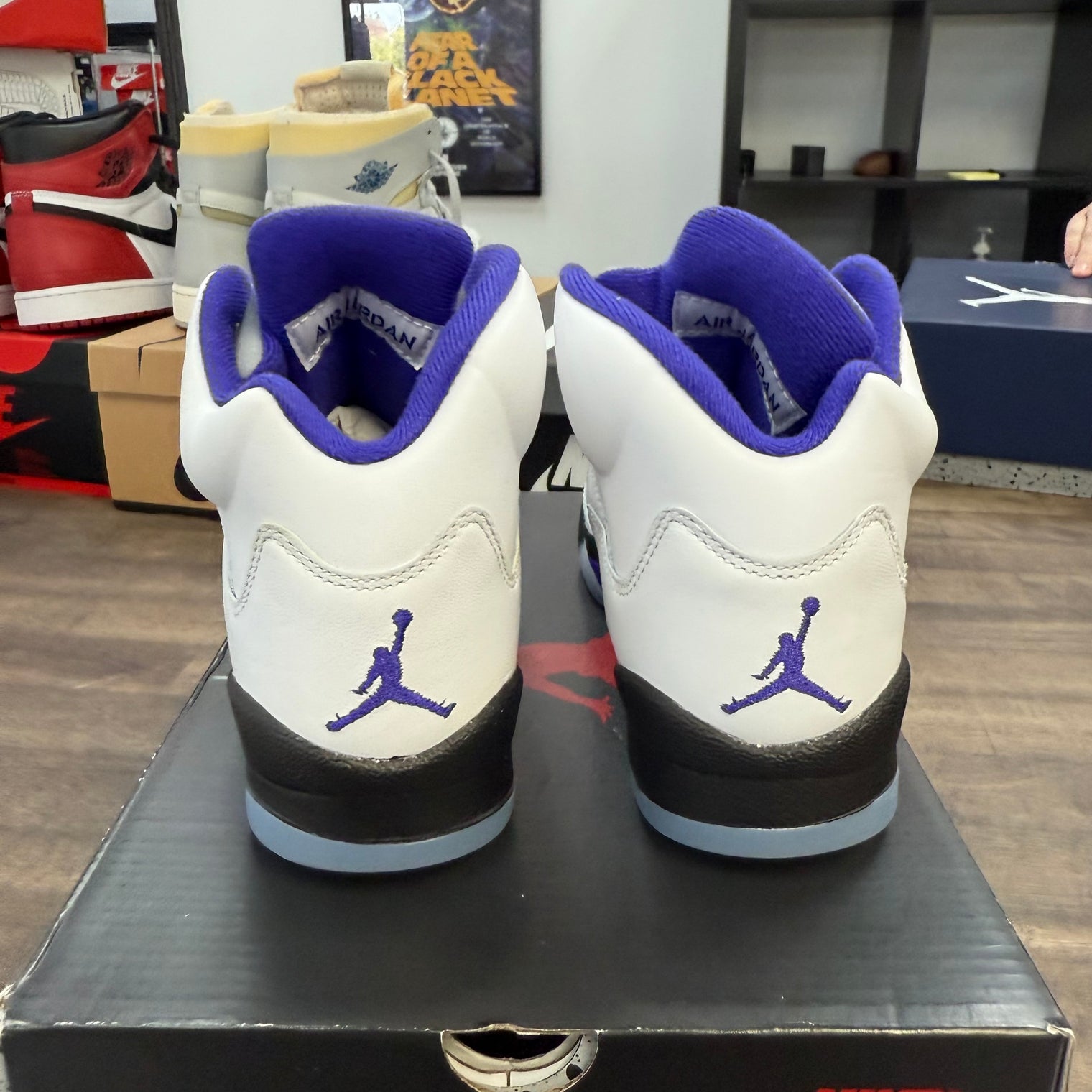 Dark Concord Jordan 5 Retro (GS) (Lightly Worn)