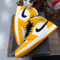 Lakers Jordan 1 Mid SE (USED)