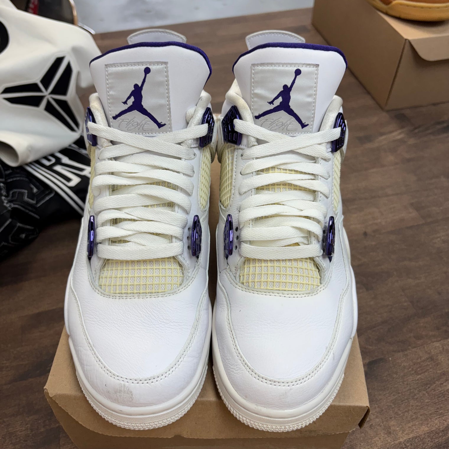 Metallic Purple Jordan 4 (USED, No Box)