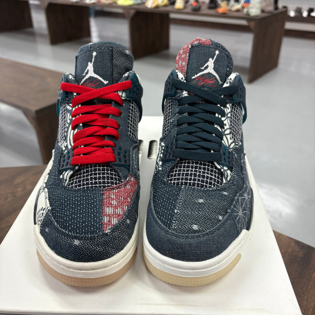 Sashiko Jordan 4 Retro (Lightly Worn, No Box)
