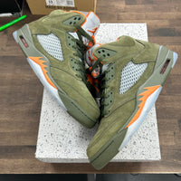 Olive Jordan 5 Retro (2024) (USED)