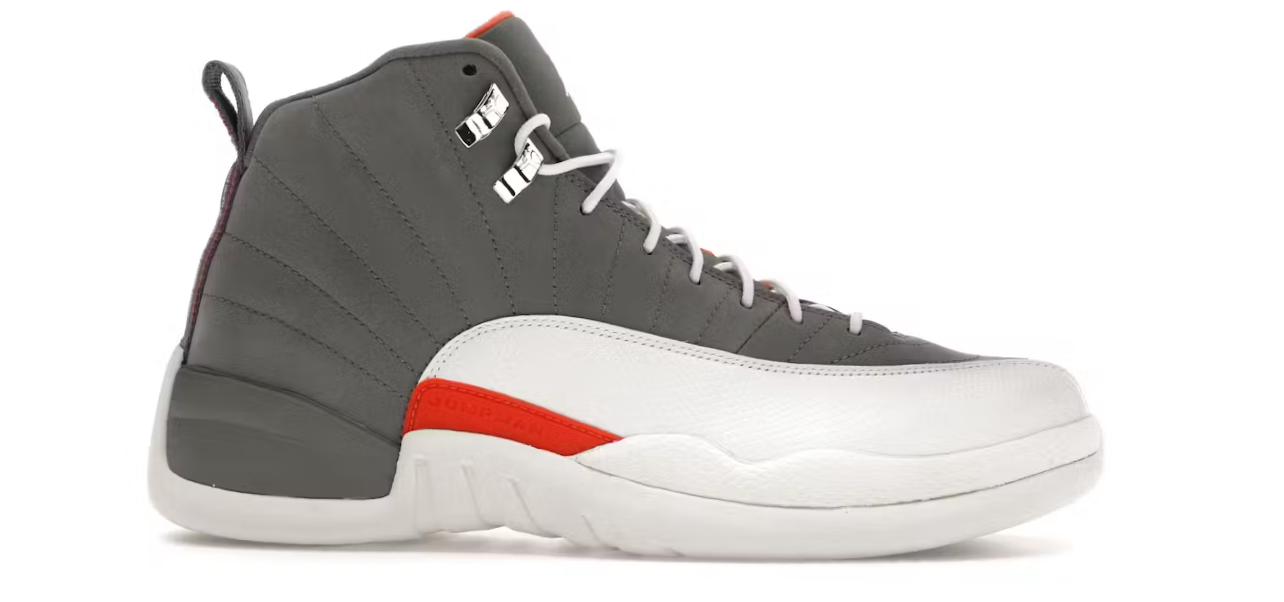 Jordan 12 Retro Cool Grey Orange (New with defects, No box)
