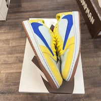 (W) Canary Travis Scott Jordan 1 Low OG SP (USED)