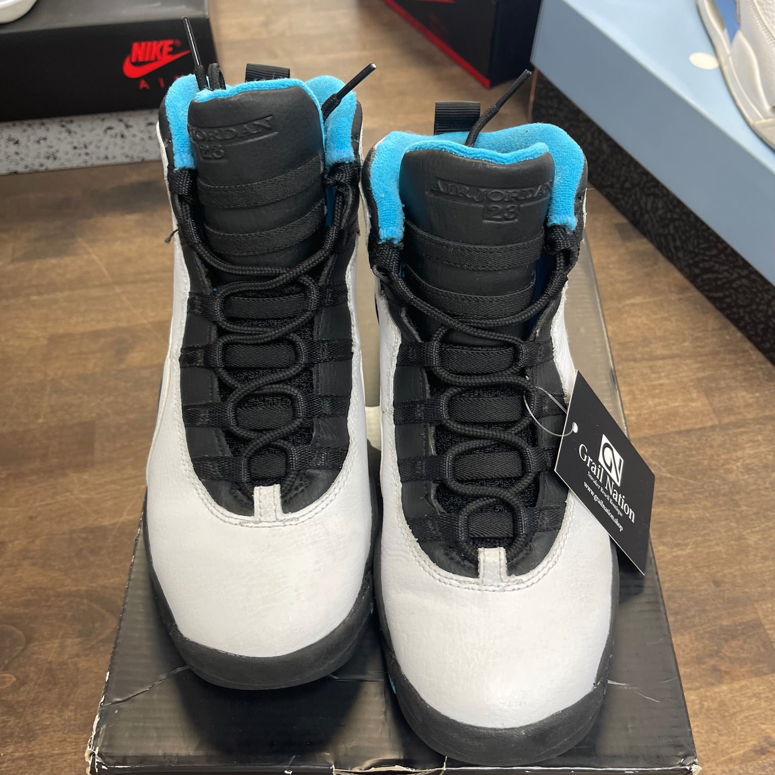 Powder Blue Jordan 10 (GS) (USED)