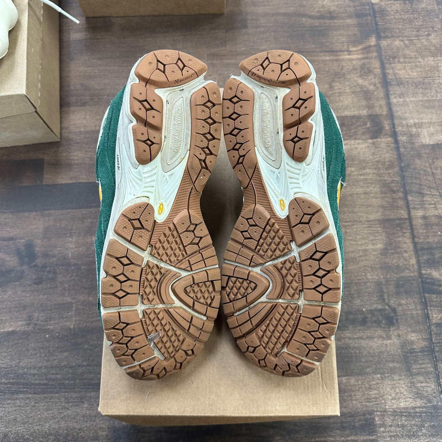 ASOS Exclusive Green New Balance 2002R (USED, No Box)