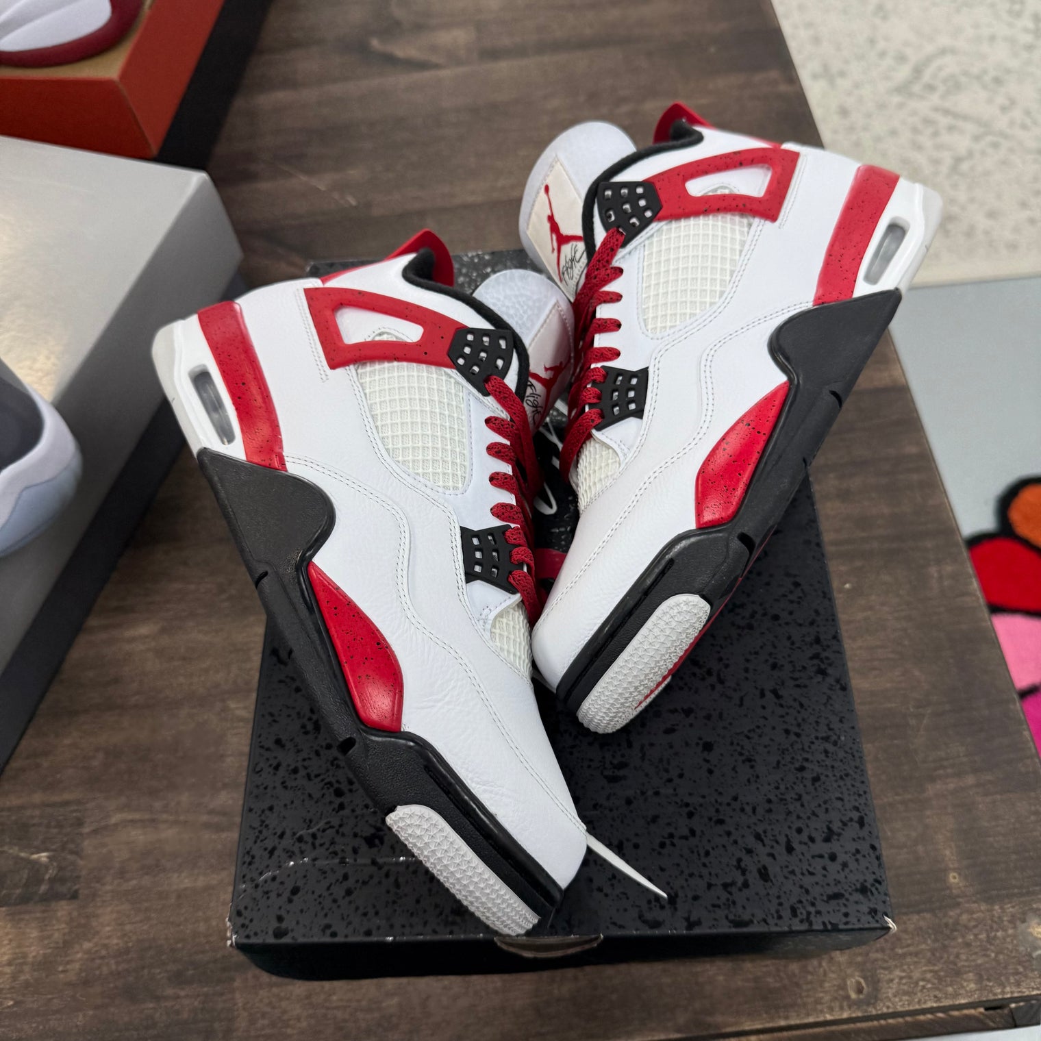 Red Cement Jordan 4 (USED)