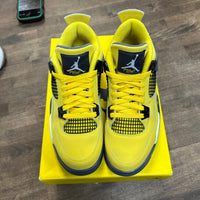 Lightning Jordan 4 Retro (GS) (Lightly Worn)