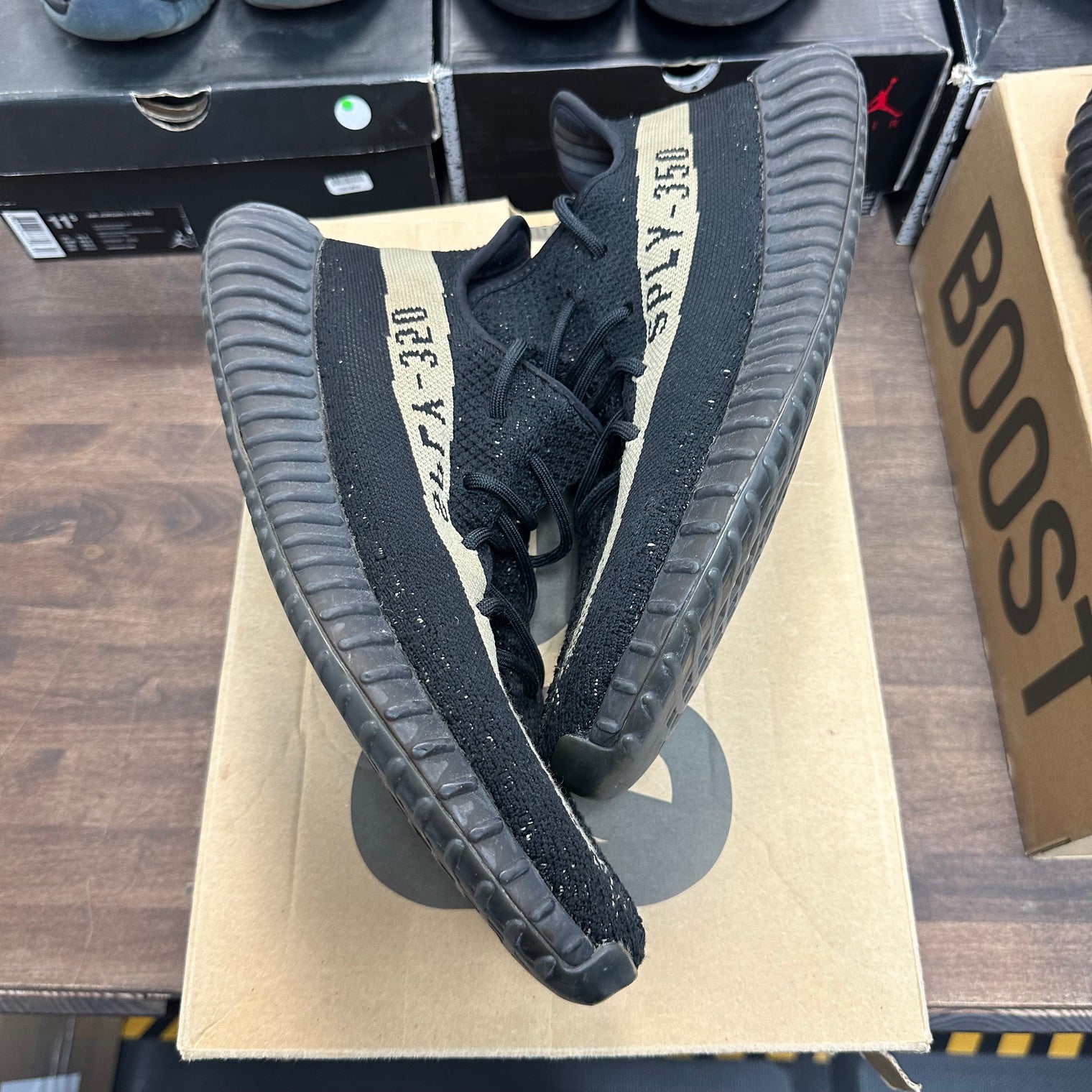 Olive Yeezy 350 (USED)