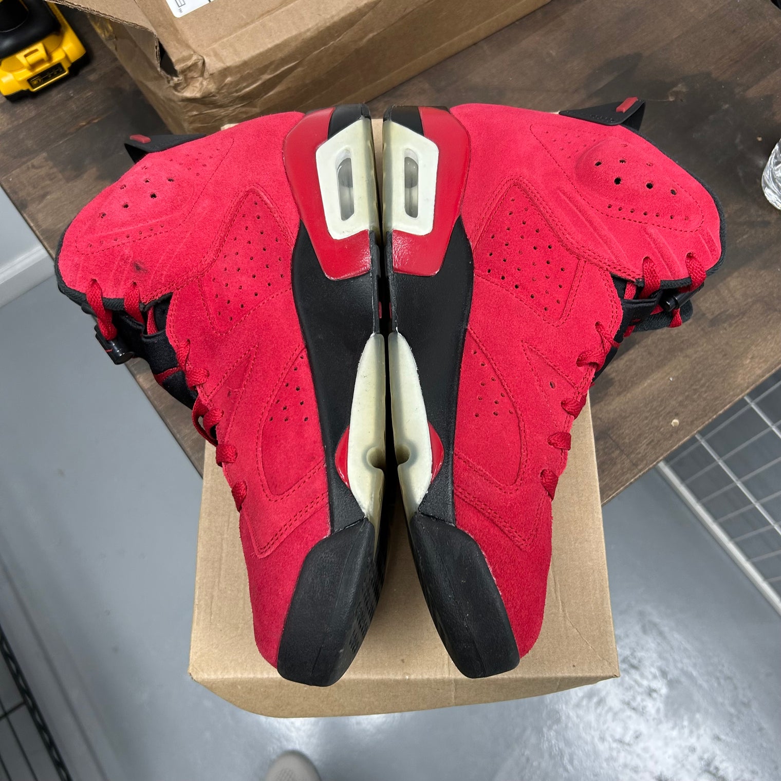 Toro Red Jordan 6 Retro (USED, No Box)