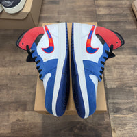 Multi-Color Swoosh Jordan 1 Mid (USED, No Box)