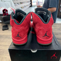 Red Suede Jordan 5 (USED)