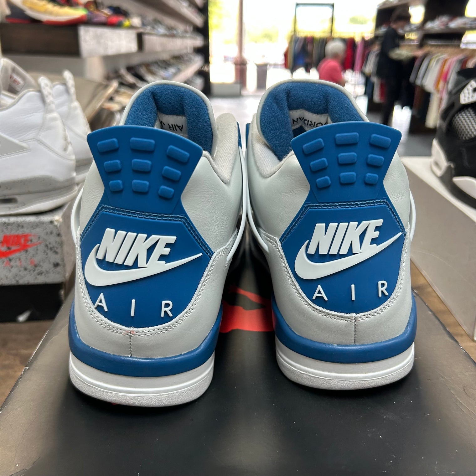 Military Blue Jordan 4 Retro (USED)