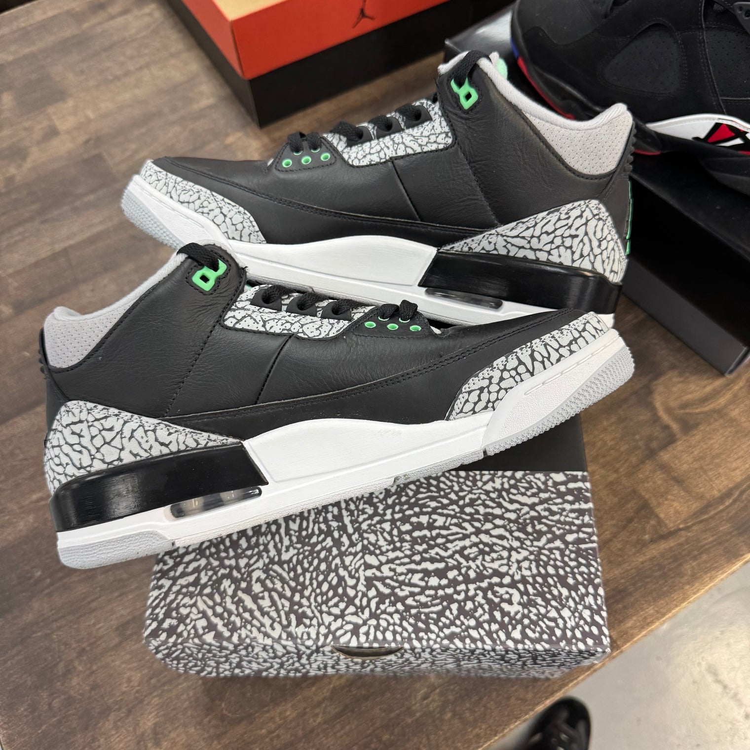 Green Glow Jordan 3 Retro (USED)