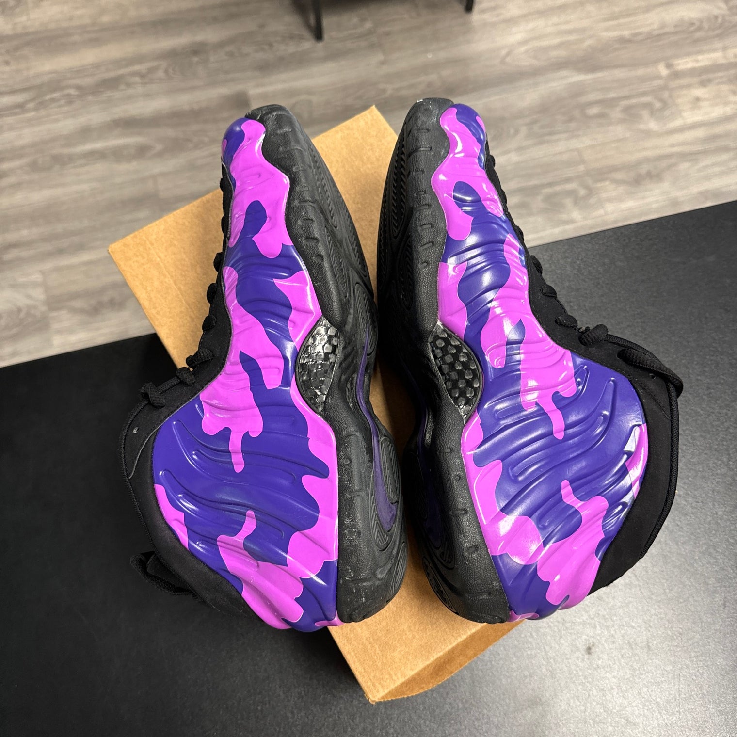 Nike Air Foamposite Pro Purple Camo (USED, no box)