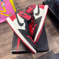 Bred Toe Jordan 1 High (USED, Replacement Box)