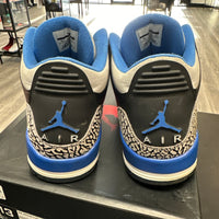 Sport Blue Jordan 3 (USED)